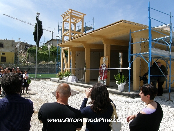 Inaugurazione Chiesa di Tempera - L'Aquila 21 maggio 2011