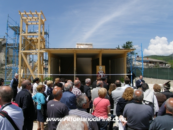 Inaugurazione Chiesa di Tempera - L'Aquila 21 maggio 2011