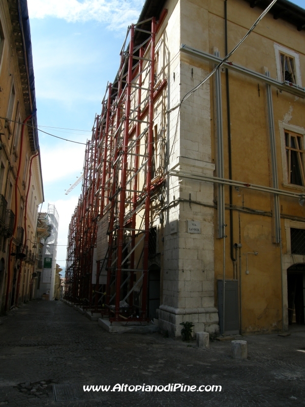 Visita nel centro storica di L'Aquila