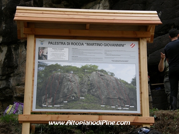 Inaugurazione Palestra di Roccia Martino Giovannini