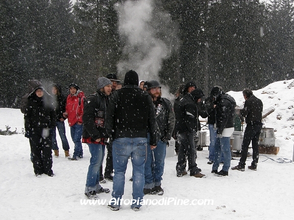 3 motoraduno invernale Warriors Trento - Passo del Redebus 