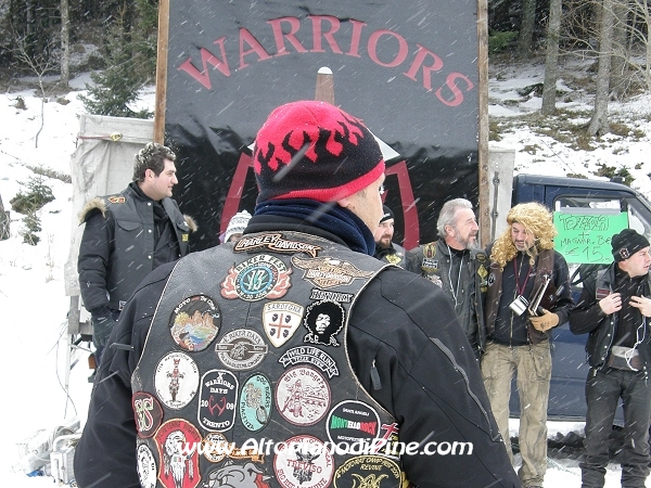 3 motoraduno invernale Warriors Trento - Passo del Redebus 