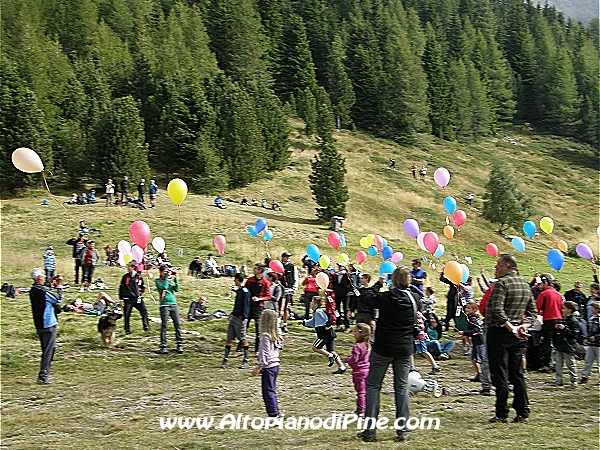 Palloncini per la Pace - Rifugio Tonini 2012