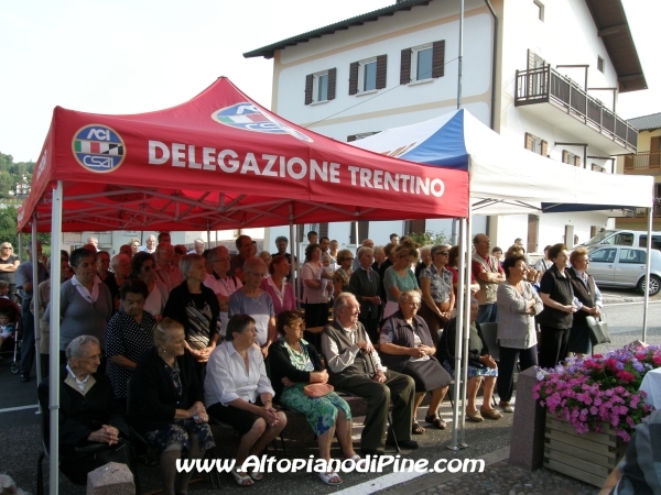 S.Messa in onore di San Rocco - parte     della numerosa gente presente