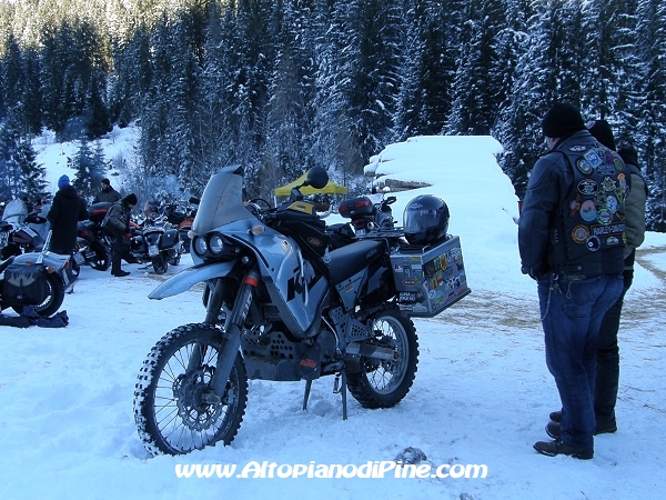 3 motoraduno invernale Warriors Trento - Passo del Redebus 