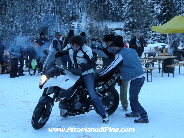 3 motoraduno invernale Warriors Trento - Passo del Redebus 