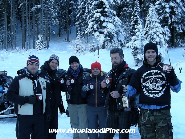 3 motoraduno invernale Warriors Trento - Passo del Redebus 