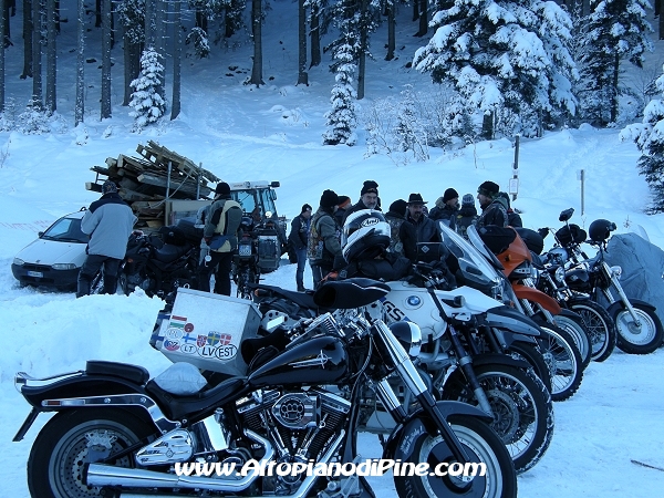 3 motoraduno invernale Warriors Trento - Passo del Redebus 