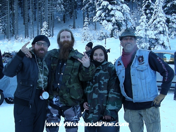 3 motoraduno invernale Warriors Trento - Passo del Redebus 