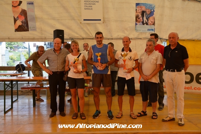 Il podio maschile Trofeo Avis 2013