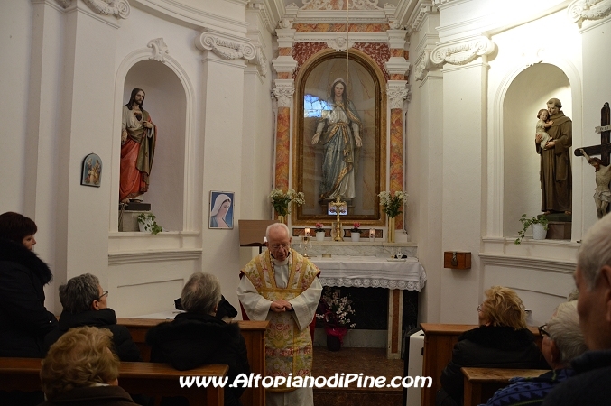 Momenti della celebrazione religiosa in onore dell'Immacolata Concezione 2013