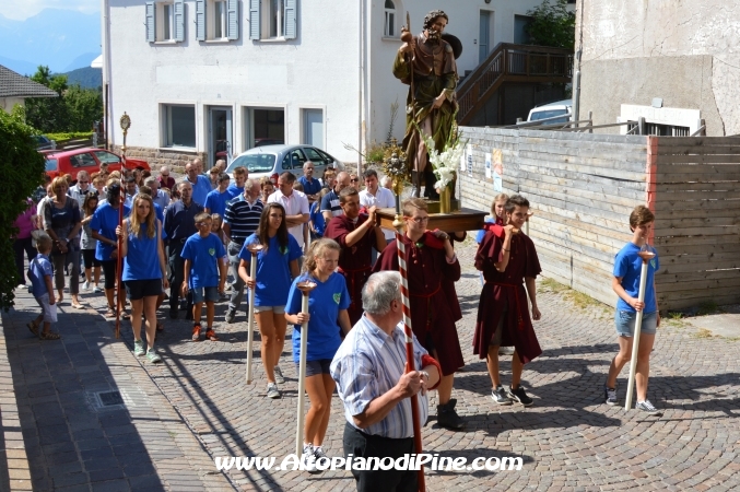 Processione San Rocco 2013 a Miola 