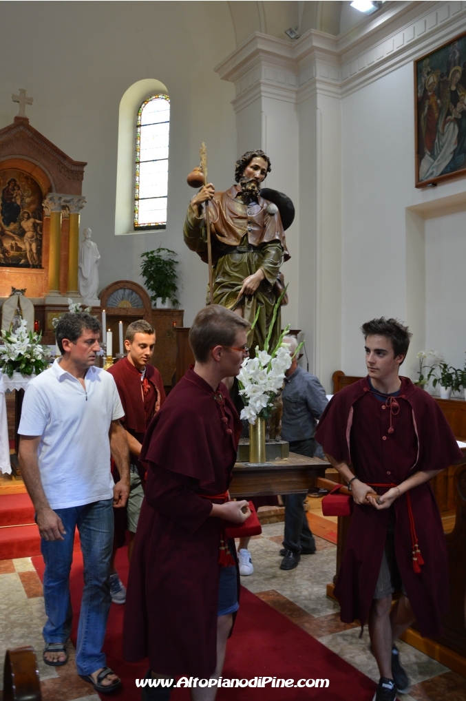 Processione San Rocco 2013 a Miola 