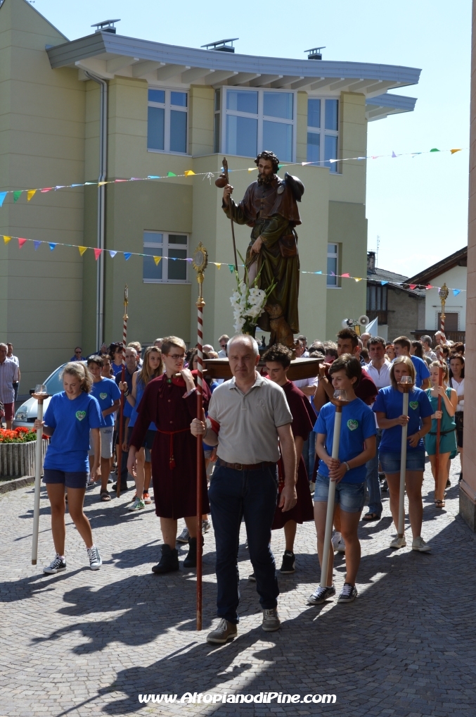 Processione San Rocco 2013 a Miola 