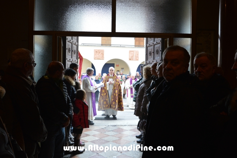 Giubileo Straordinario della Misericordia apertura Porta Santa nel santuario di Montagnaga