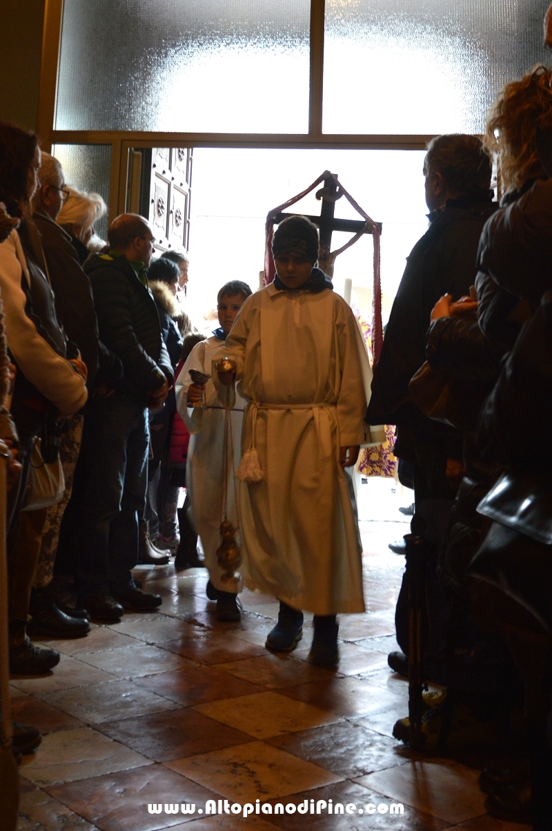 Giubileo Straordinario della Misericordia apertura Porta Santa nel santuario di Montagnaga