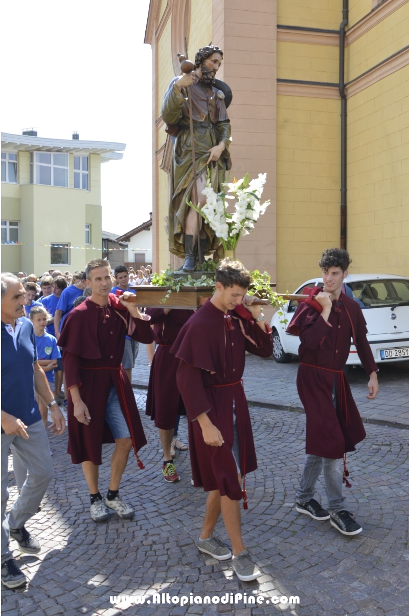 Processione di San Rocco 2016 a Miola