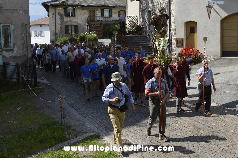 Processione di San Rocco 2016 a Miola