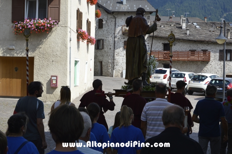 Processione di San Rocco 2016 a Miola