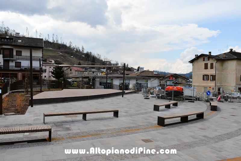 Realizzazione nuova piazza Costalta a Baselga di Pine' - aprile 2021