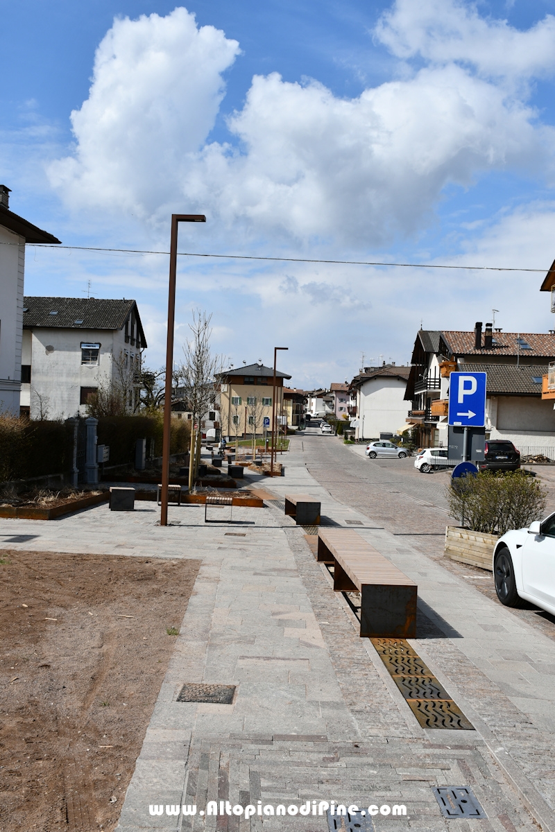 Realizzazione nuova piazza Costalta a Baselga di Pine' - aprile 2021