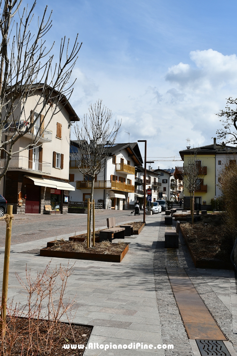 Realizzazione nuova piazza Costalta a Baselga di Pine' - aprile 2021