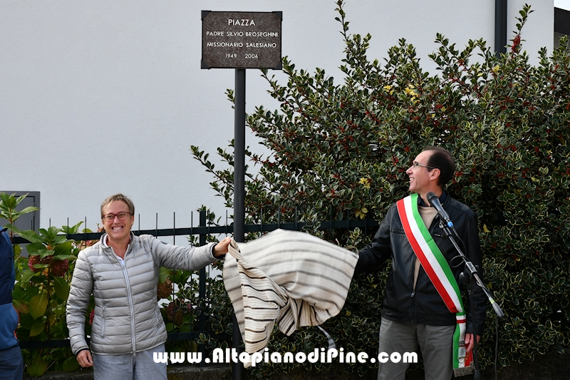 Intitolazione piazza a Padre Silvio Broseghini - Baselga di Piné settembre 2024