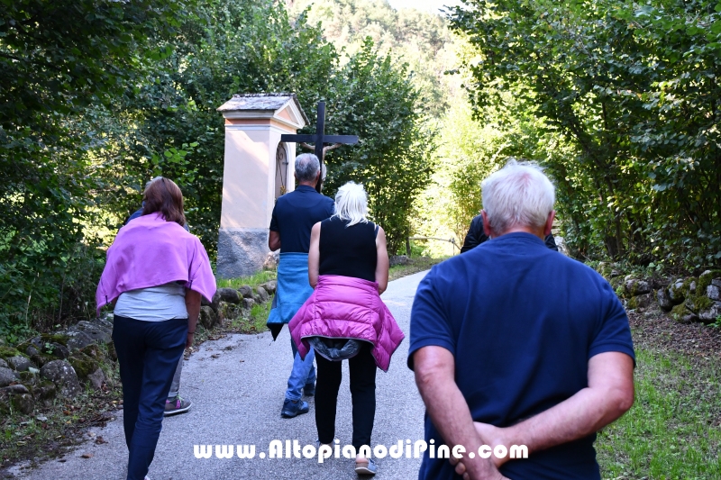 Memoria della IV Apparizione - processione da Montagnaga  e S.Messa alla IV Comparsa