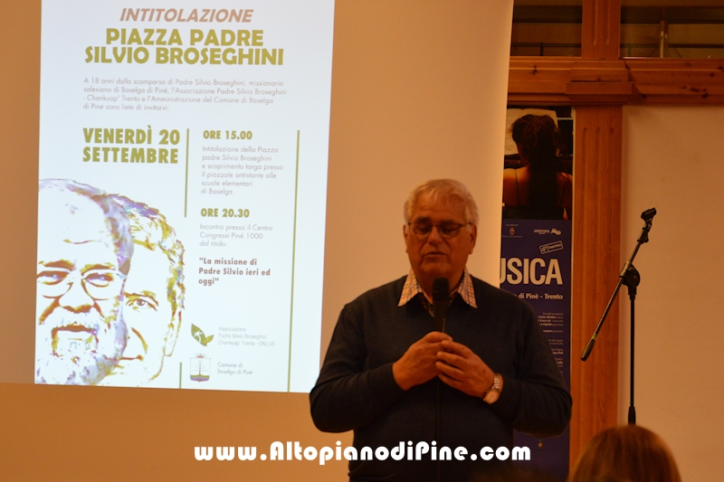 Serata dedicata a Padre Silvio Broseghini - Baselga di Piné settembre 2024