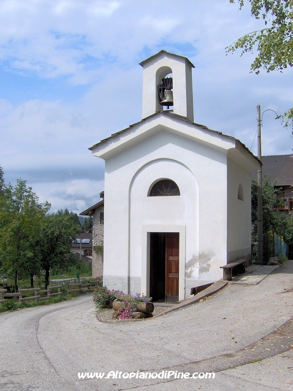 La chiesetta di Can dedicata a San Giovanni Nepomuceno