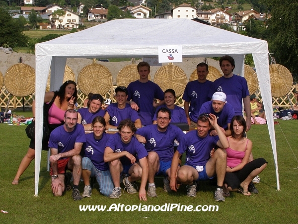 Foto di gruppo di alcuni degli organizzatori - Green Volley edizione 2008