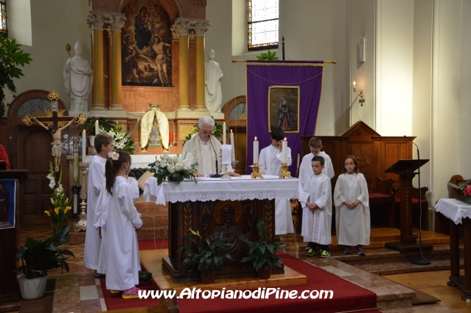 Conclusione della processione Madonna Addolorata Miola 2014