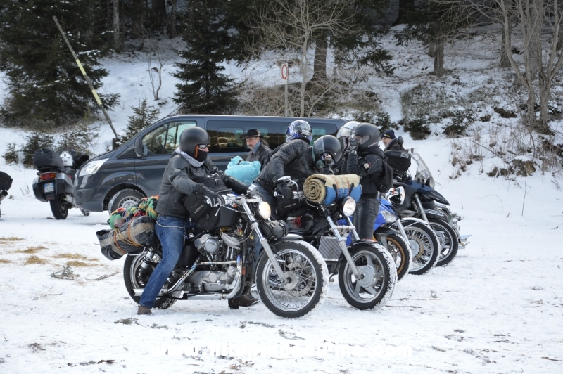 7 motoraduno invernale Warriors Trento - Passo del Redebus 