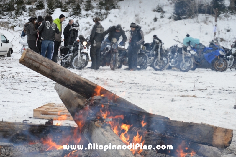 7 motoraduno invernale Warriors Trento - Passo del Redebus 