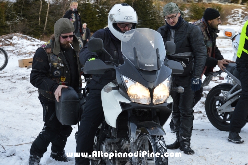 7 motoraduno invernale Warriors Trento - Passo del Redebus 