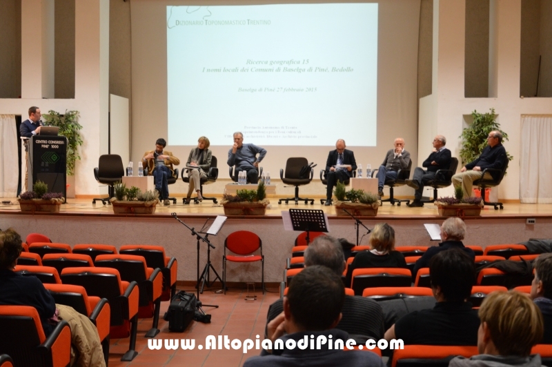 Presentazione libro I nomi locali dei comuni di Baselga di Pine' e Bedollo