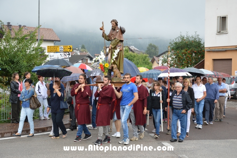 Processione di San Rocco 2015 a Miola