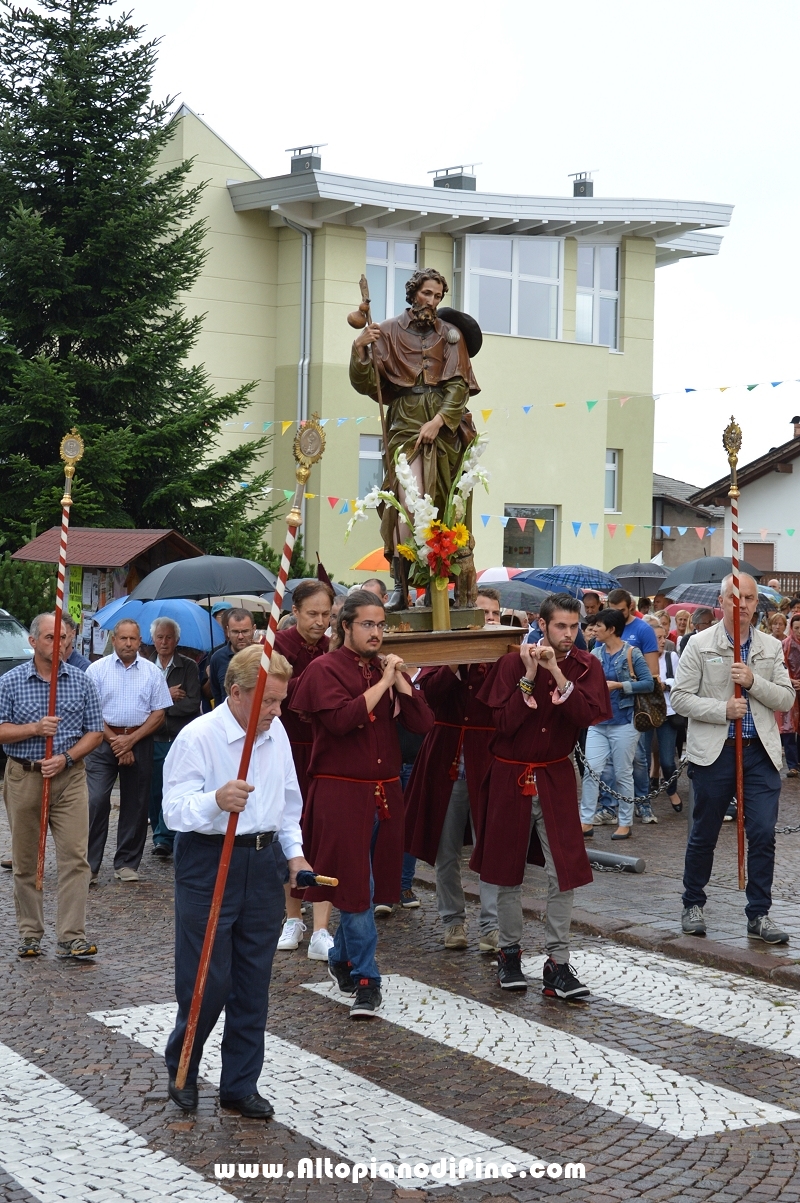 Processione di San Rocco 2015 a Miola