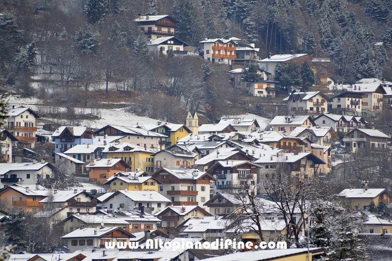 Neve inverno 2015-2016 Altopiano di Pine'