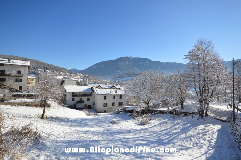 Neve inverno 2015-2016 Altopiano di Pine'