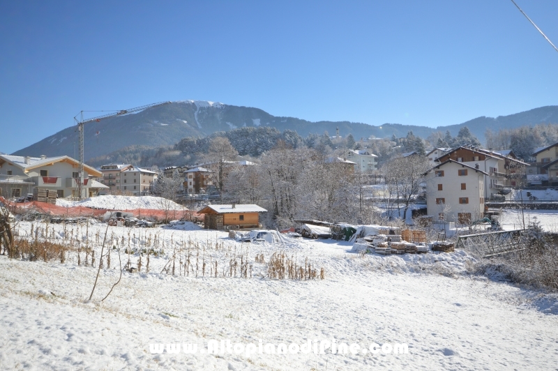 Neve inverno 2015-2016 Altopiano di Pine'