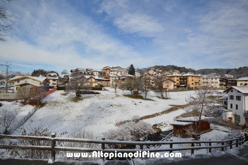 Neve inverno 2015-2016 Altopiano di Pine'