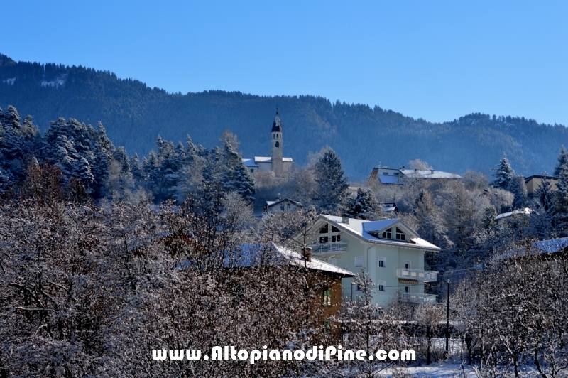 Neve inverno 2015-2016 Altopiano di Pine'