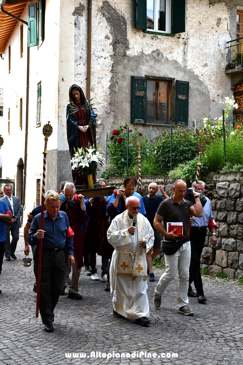 Processione Madonna Addolorata Miola 2018