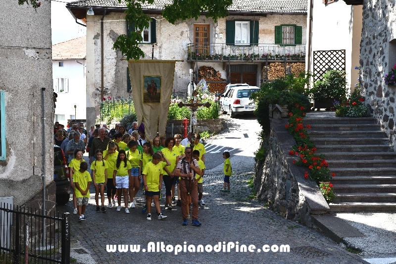 Processione in onore di San Rocco - Miola 16 agosto 2018