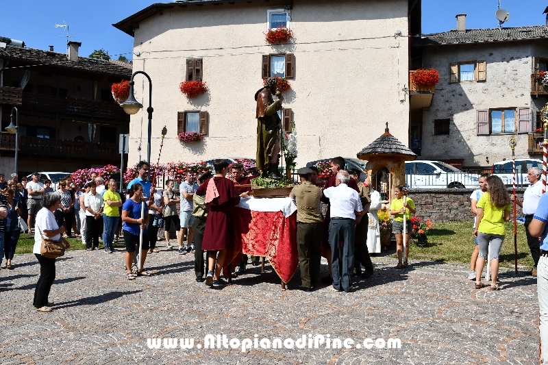 Processione in onore di San Rocco - Miola 16 agosto 2018