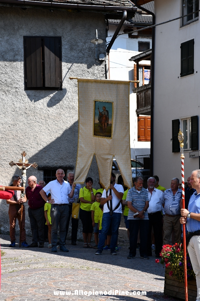 Processione in onore di San Rocco - Miola 16 agosto 2018