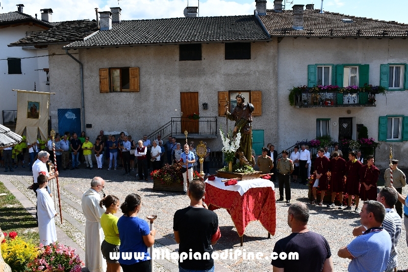 Processione in onore di San Rocco - Miola 16 agosto 2018