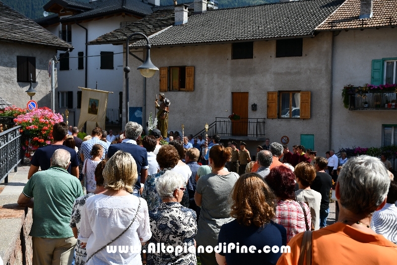 Processione in onore di San Rocco - Miola 16 agosto 2018