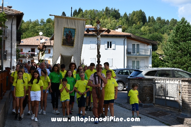 Processione in onore di San Rocco - Miola 16 agosto 2018